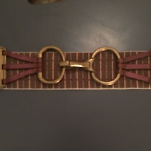 Anthropologie reversible belt sz M